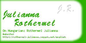 julianna rothermel business card